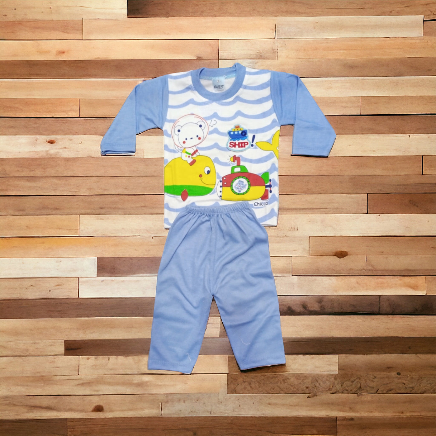 Baba Suit Ship Blue (1 to 6 months)*