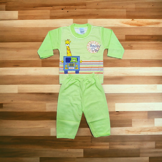 Baba Suit Animal Green (1 to 6 months)