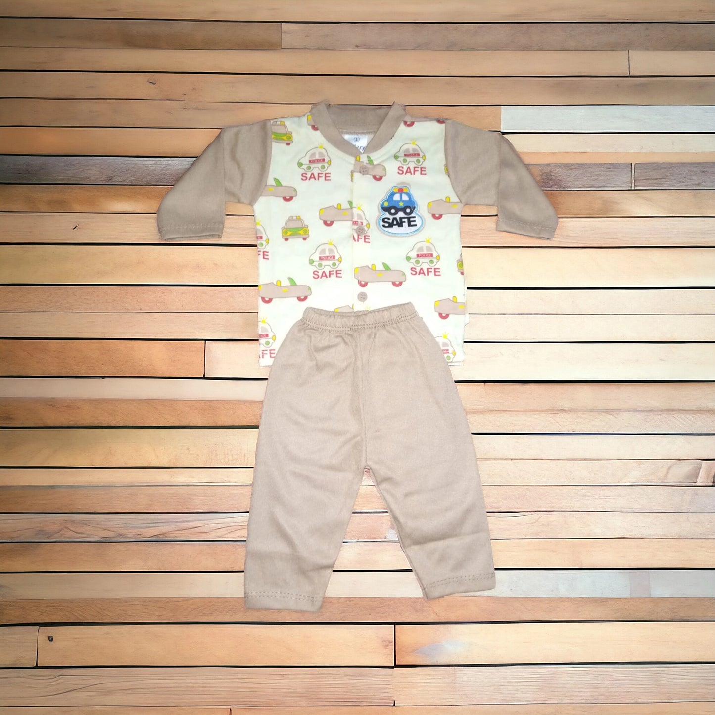 Baby Suit Safe Brown (1 to 6 months)