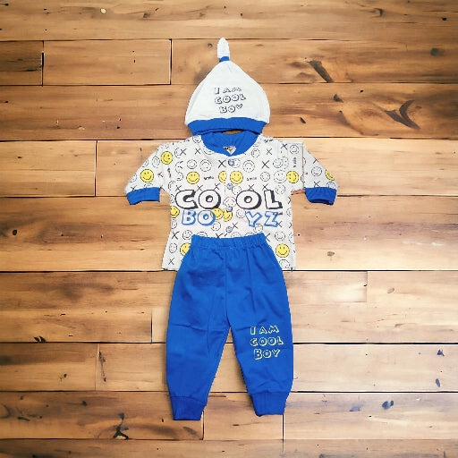 New Born Baby Suit Cool Blue