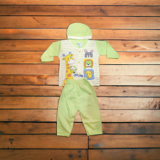 New Born Baby Suit M Green