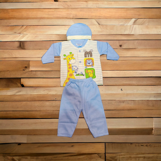 New Born Baby Suit M Blue