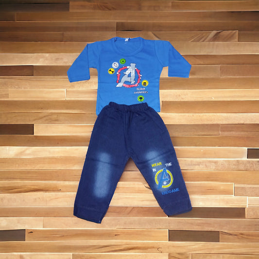 Baba Suit A Blue (1 to 6 months)