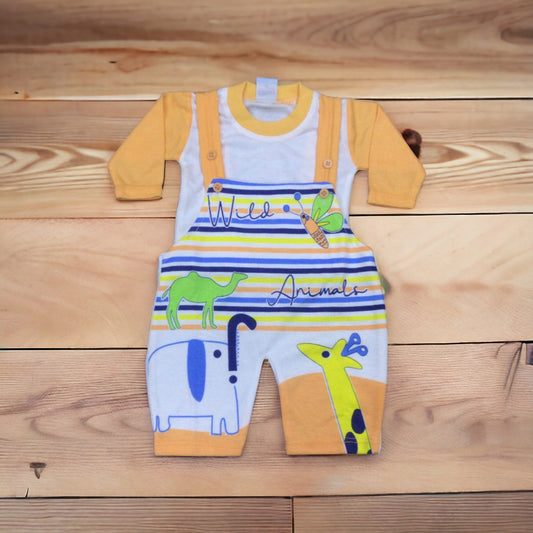 New Born Baby Romper Wild Peach