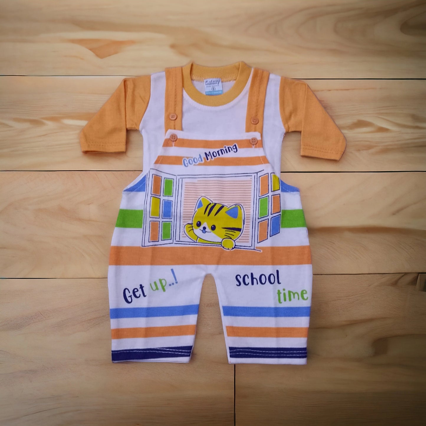 New Born Baby Romper Getup Peach