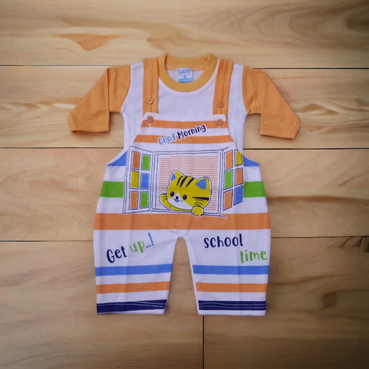 New Born Baby Romper Getup Peach