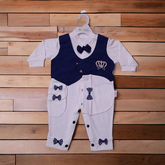 New Born Baby Romper Koti Neavy Blue