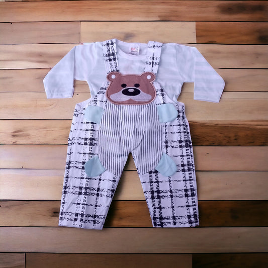 Baby Romper BK Bear Green (1 to 6 months)