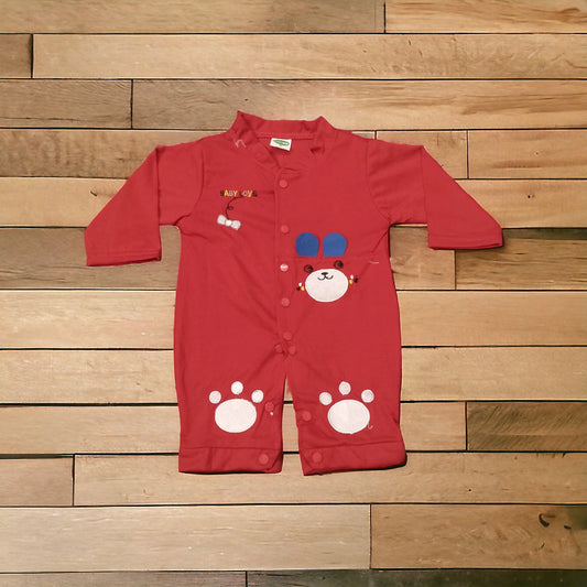 New Born Baby Romper Baby Love Red