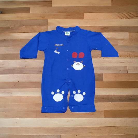 New Born Baby Romper Baby Love Neavy Blue