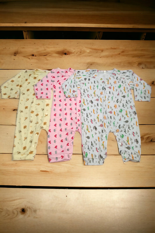 Newborn Baby Full Sleeves Bodysuits (3 to 6 months)