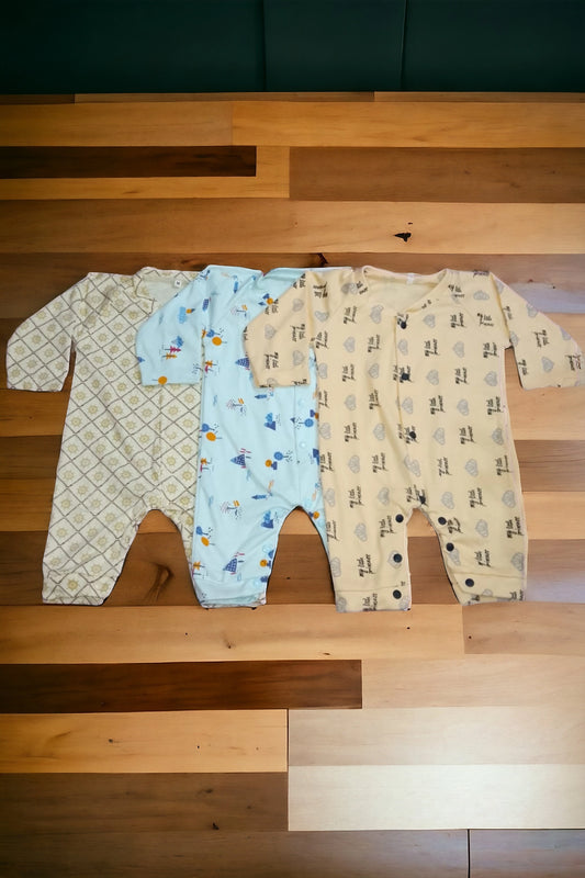 Newborn Baby Full Sleeves Bodysuits (3 to 6 months)