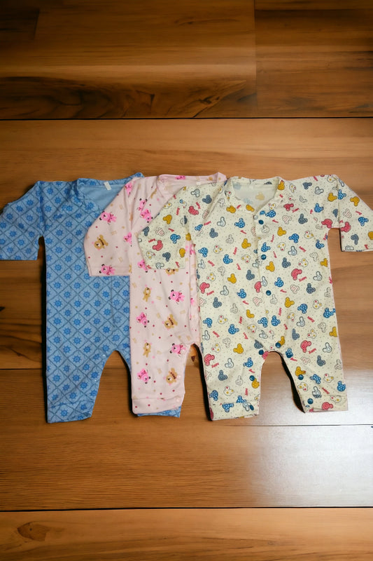 Newborn Baby Full Sleeves Bodysuits (3 to 6 months)