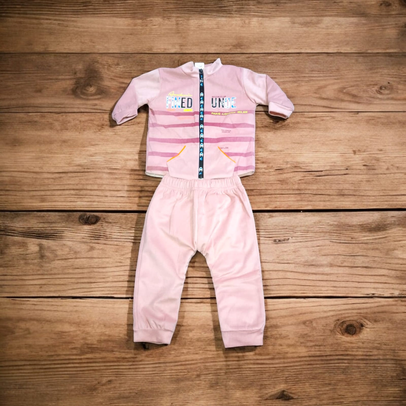 Baba Suit Fined Winter (1 to 6 Month) Dark Pink*