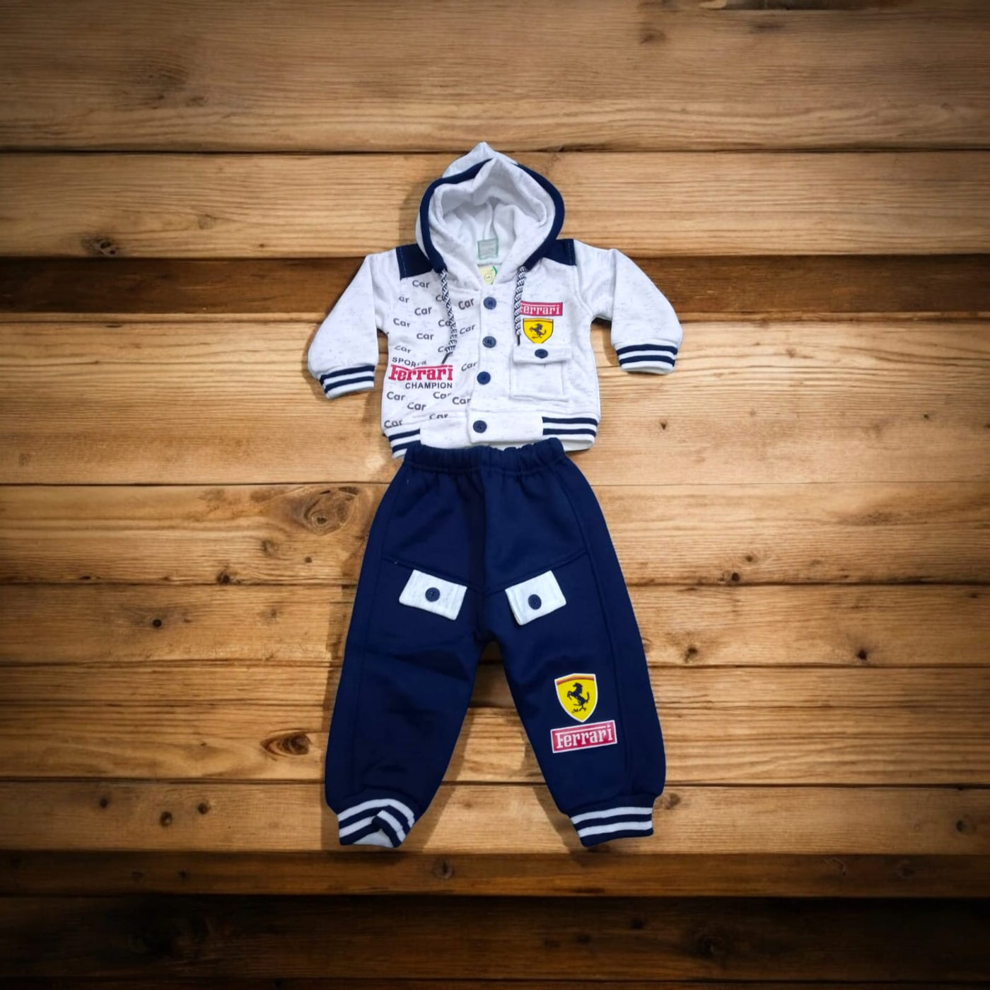 Baba Suit Car Winter Grey (1 to 6 Months)*