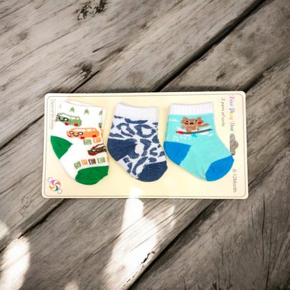 New Born Baby Socks  [Pack Of 3] **