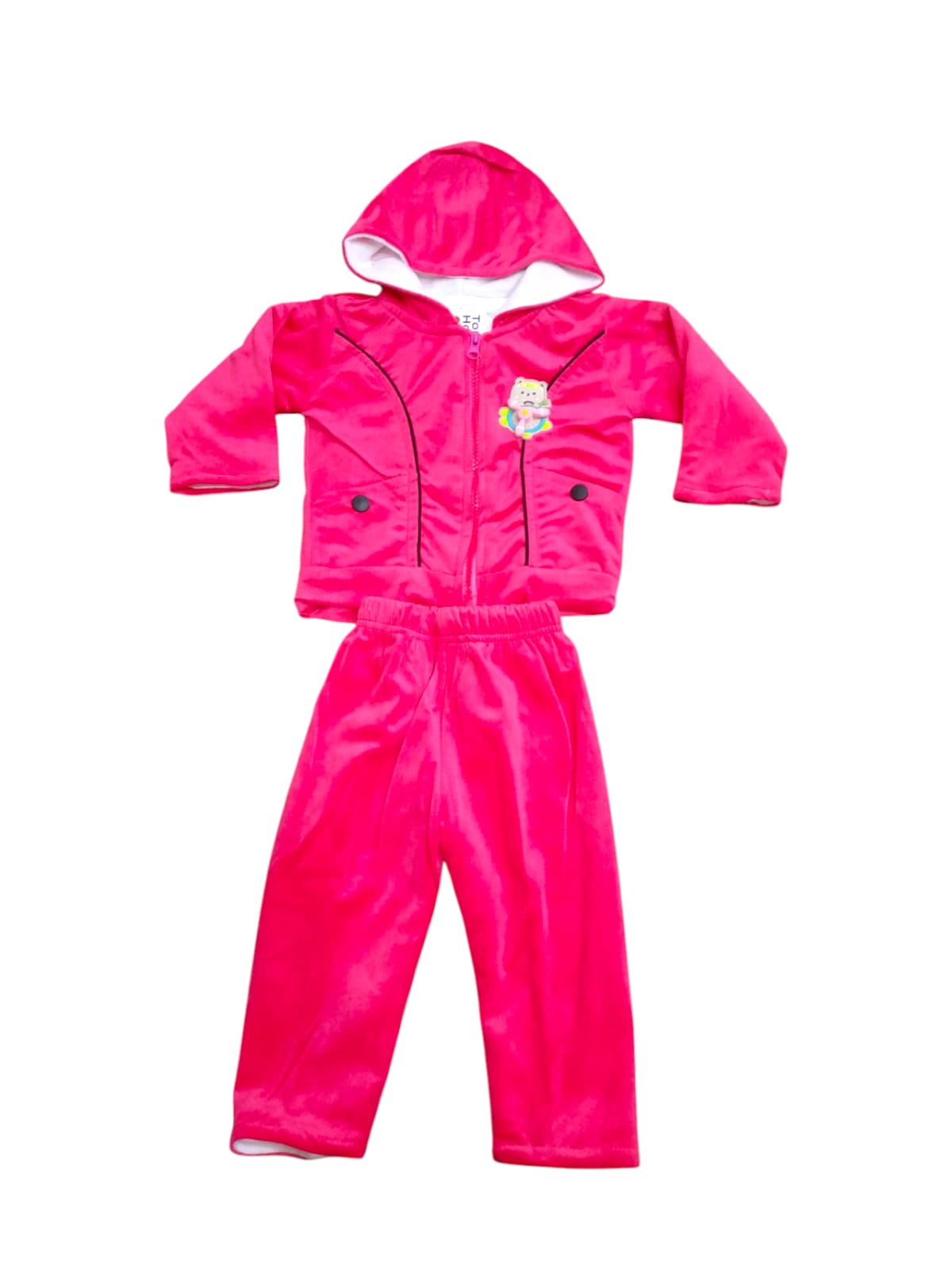 Baba Suit Kitty Fan Winter (1 to 6 months) Pink*