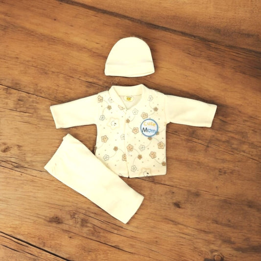 New Born Baby Suit Cute Mom Yellow