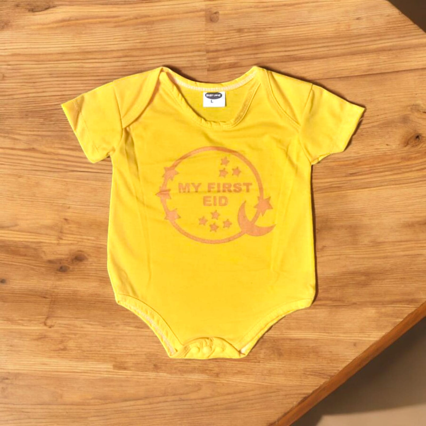 Baby Rompers My First Eid (Eid Collection) Yellow*