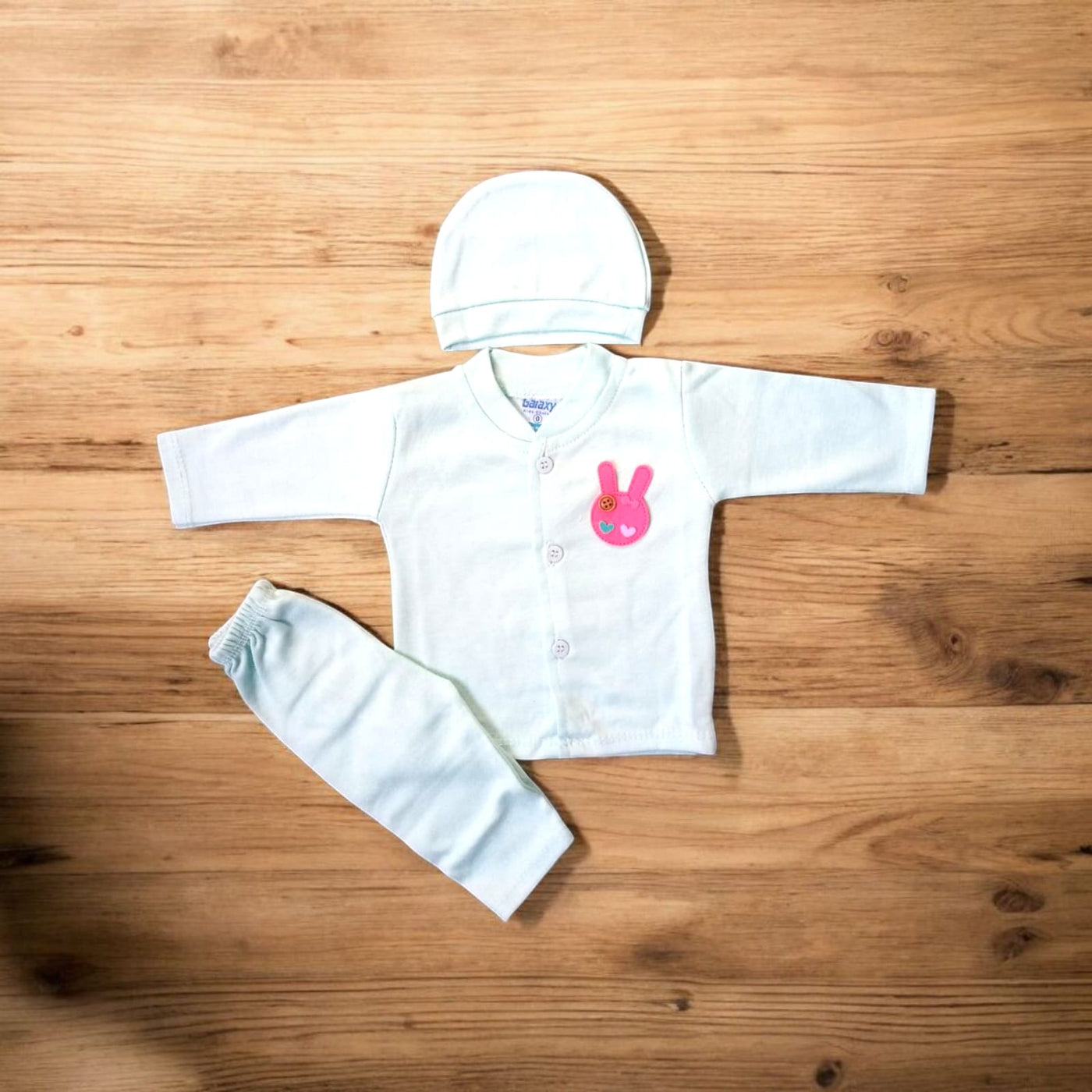 New Born Baby Suit Rabbit Green*