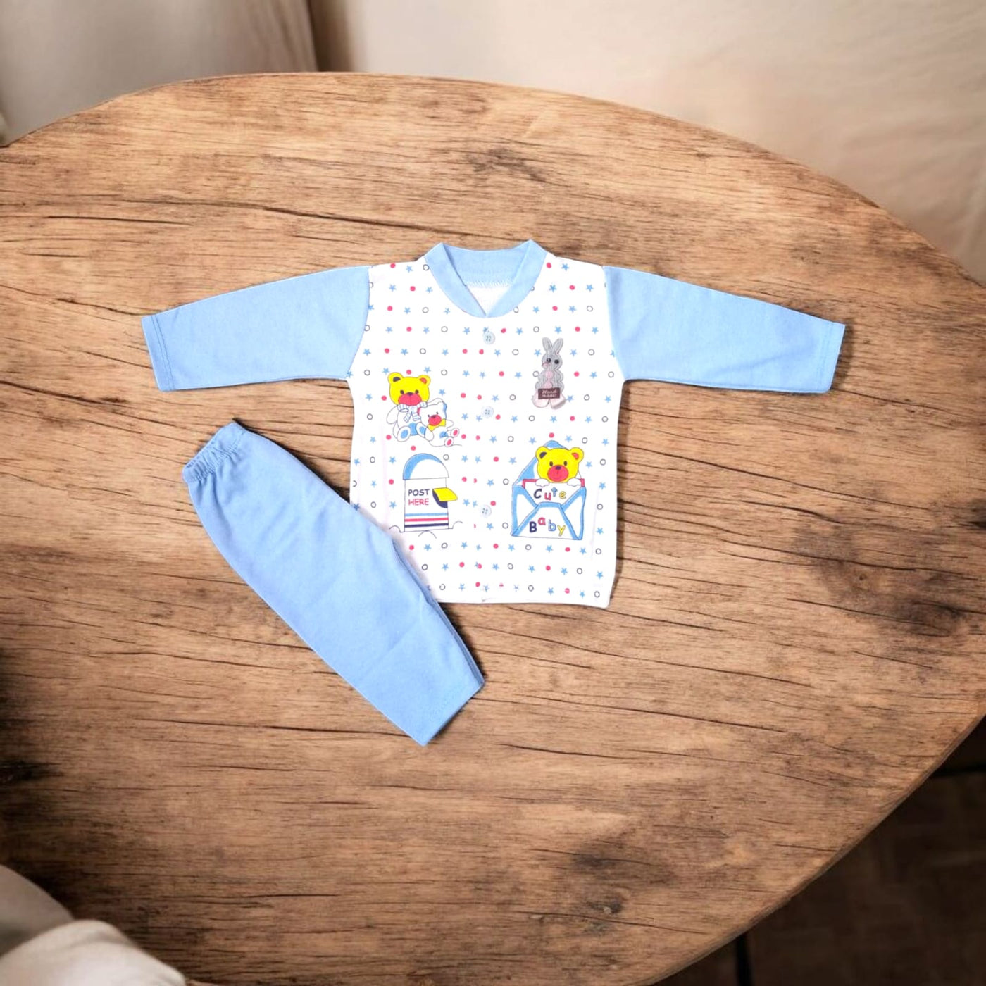 Baby Suit Post Here Blue (1 to 6 Months)*