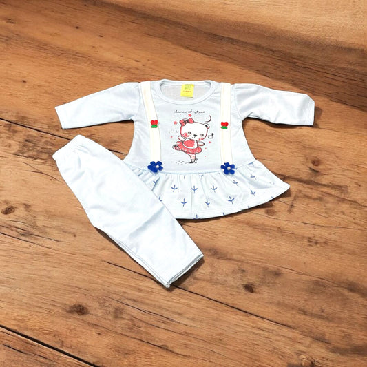Baby Girl Frock Dance (1 to 6 months) Blue **