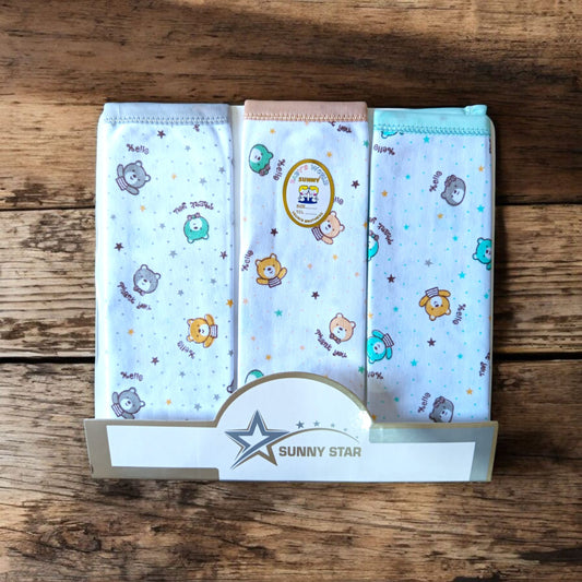 Baby Colour Cartoon Sunny Facetowel **