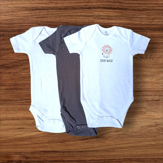 Rompers (Pack of 3) 12 Months to 18 Months