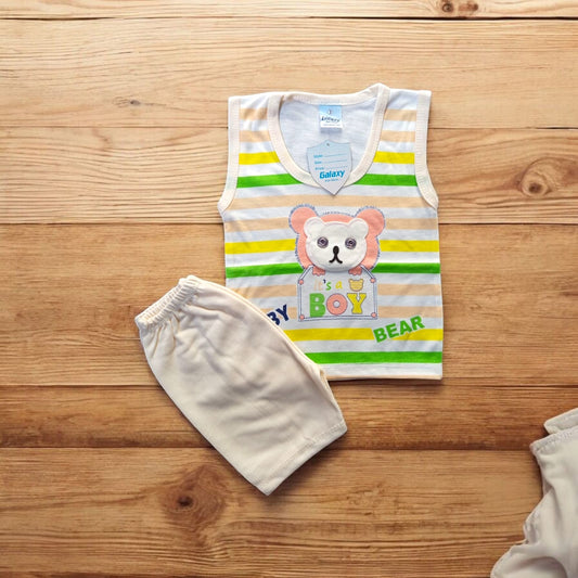 Baby Sando Suit its Boy Green (1 to 6 Months) **