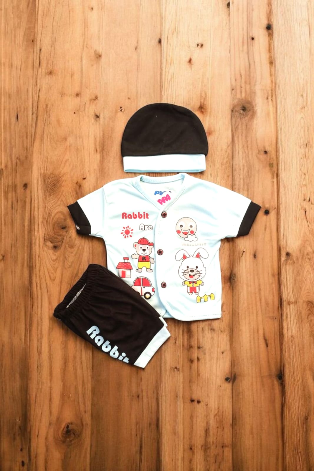 New Born Baby Suit Rabbit Blue **