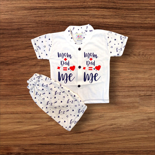 Baby Suit momdad = Me Blue (1 to 6 Months) **