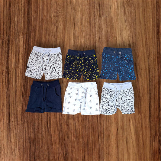 Baba Shorts 1 to 12 months (Pack of 6)