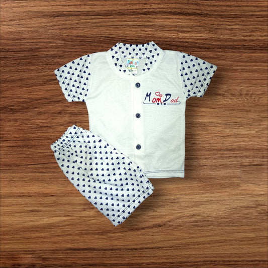 Baby Suit momdad Blue (1 to 6 Months)