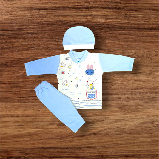New Born Baby Suit Little Bear Blue **