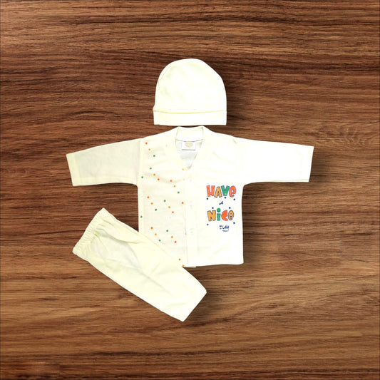 New Born Baby Suit Nice Yellow **