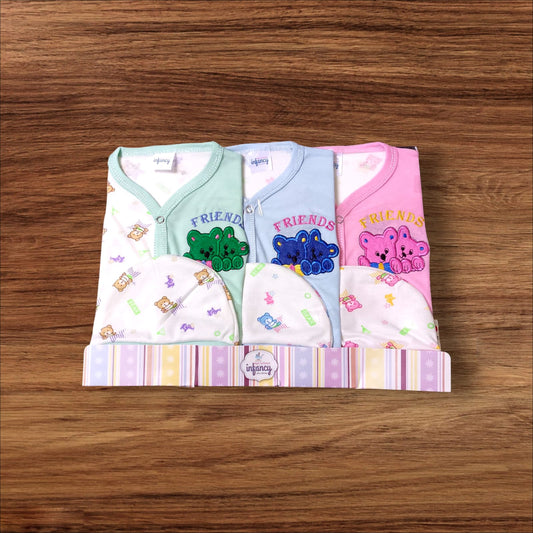 New Born Baby Suit FRIENDS (PACK OF 3)