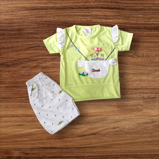 Baby Girl Suit Candy (1 to 6 months) Green