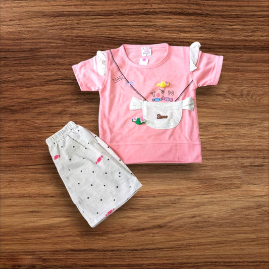 Baby Girl Suit Candy (1 to 6 months) Pink