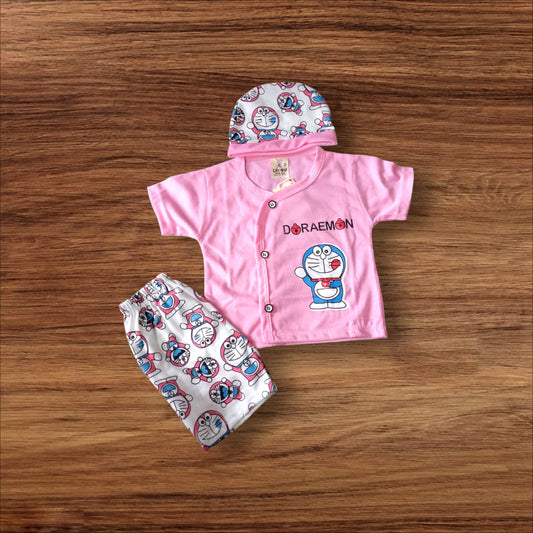 New Born Baby Suit Dora Pink