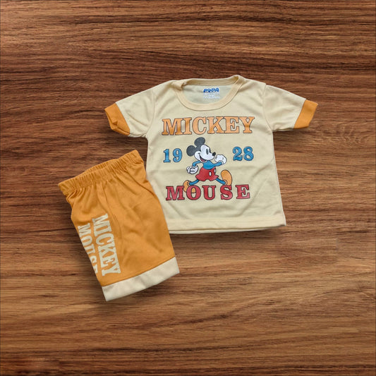 Baby Suit Baby Mickey 1928 Yellow (1 to 6 Months) **