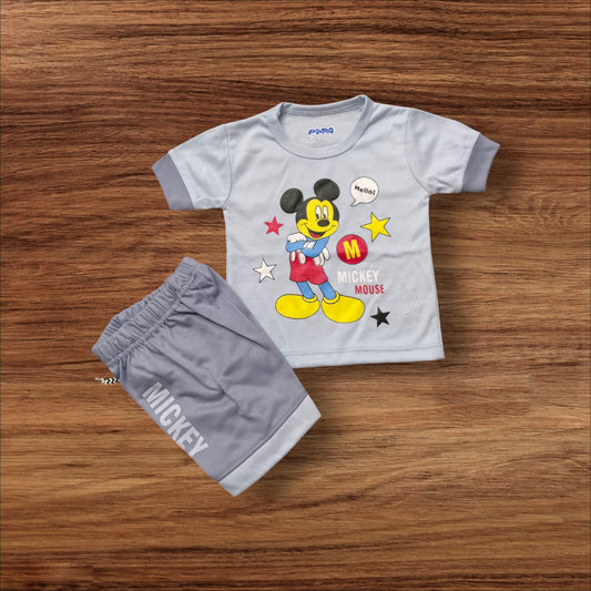 Baby Suit Baby Hello Mickey Pink (1 to 6 Months) **