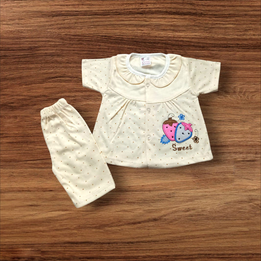 Baby Girl Frock Sweet (1 to 6 months) Skin