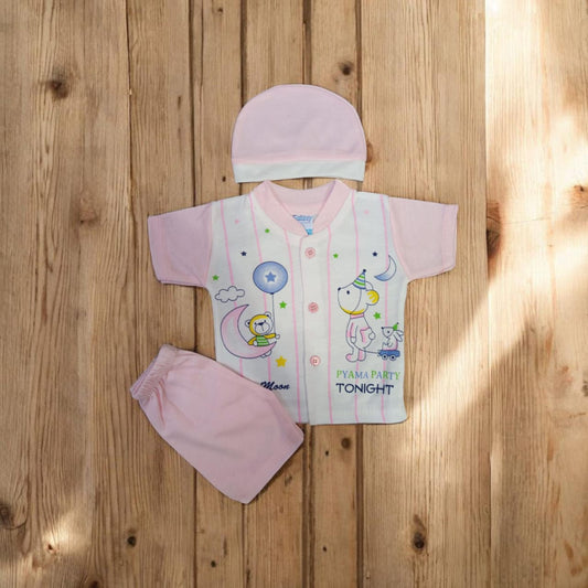 New Born Baby Suit Tonight Pink