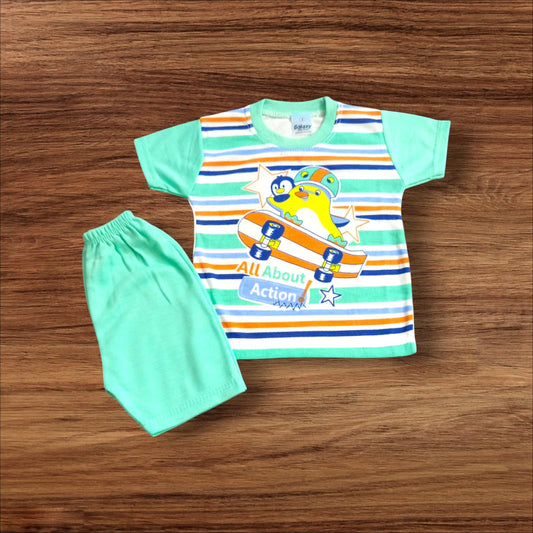 Baby Suit Baby Action Green (1 to 6 Months)
