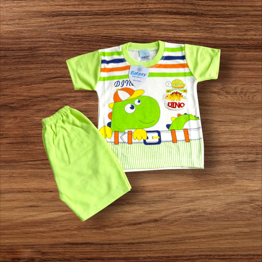 Baby Suit Baby Dino Green (1 to 6 Months)