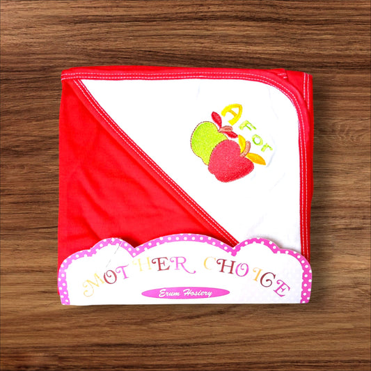 New Born baby Wrapping Sheet Motherchoice Red