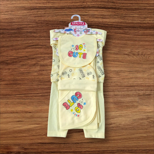 New Born Baby Starter Set So Cute Yellow