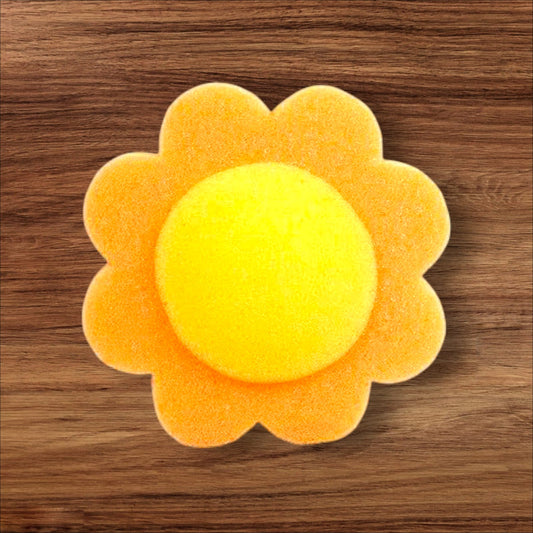 Baby Bath Foam Sponge Sun Flower