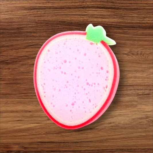 Baby Bath Foam Sponge Slice Stawberry