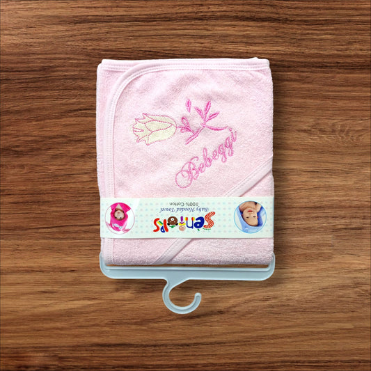 New Born baby Wrapping Towel Bebeggi Pink